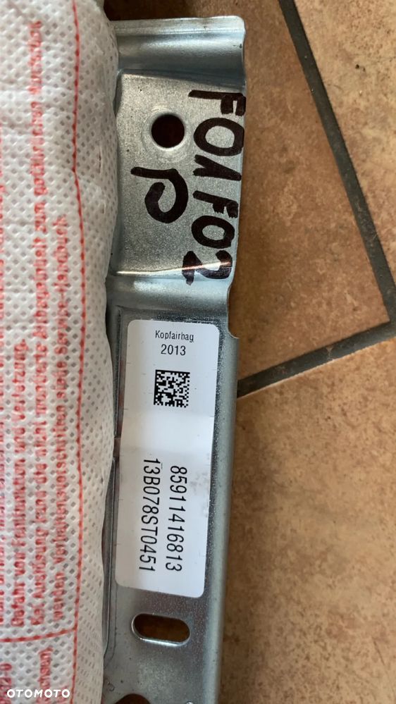 KURTYNA PRAWA BMW 7 F01 F02 85911416813 - 2