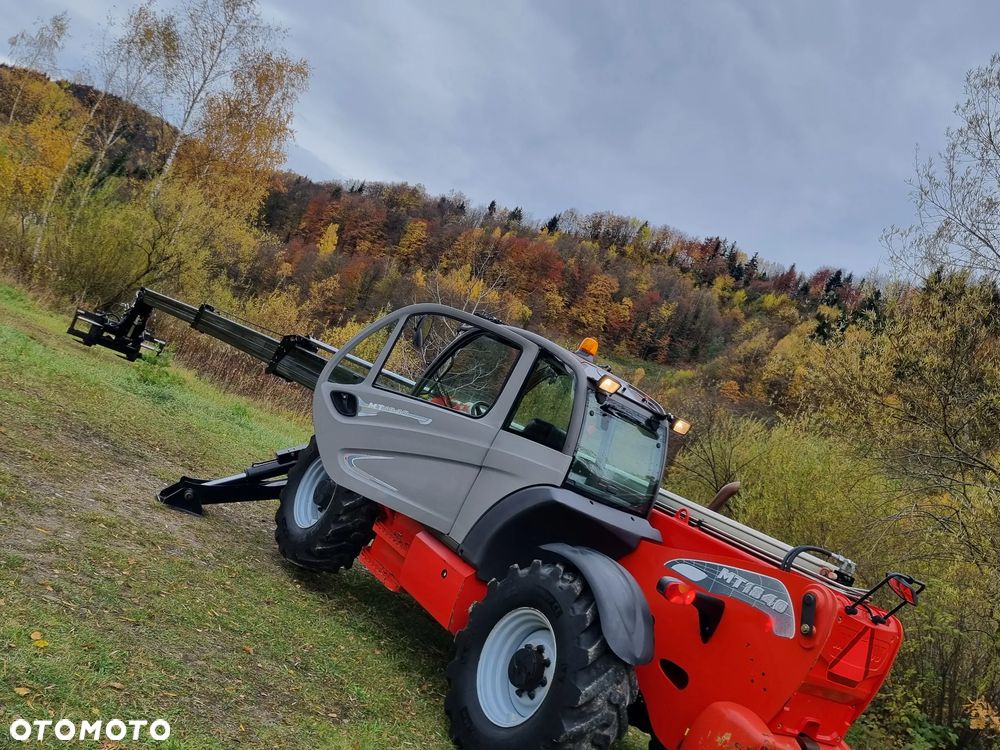 Manitou MT1840 Ładowarka Teleskopowa 18 metrów jak nowa z salonu Import Norwegia Rozsuwanie wideł Hydrauliczne. zmiana na łyżkę Hydra. ZERO LUZÓW Wycieków Maszyna z Gospodarstwa nie katowana - 25