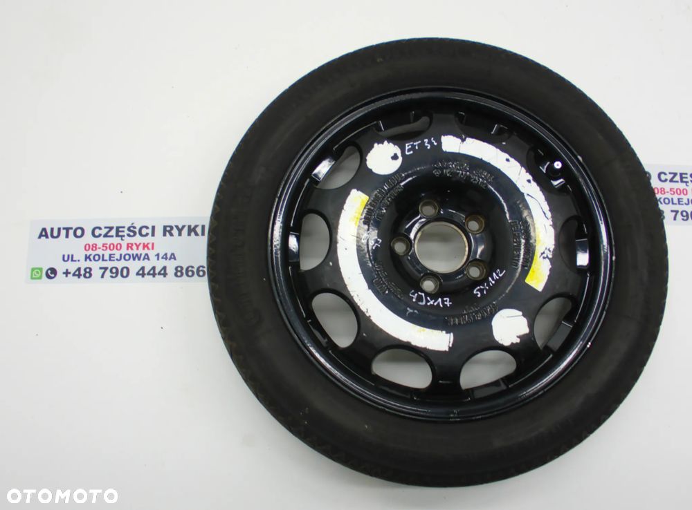Mercedes Koło Dojazdowe 155/70R17 4Jx17 5x112 et 34 - 1