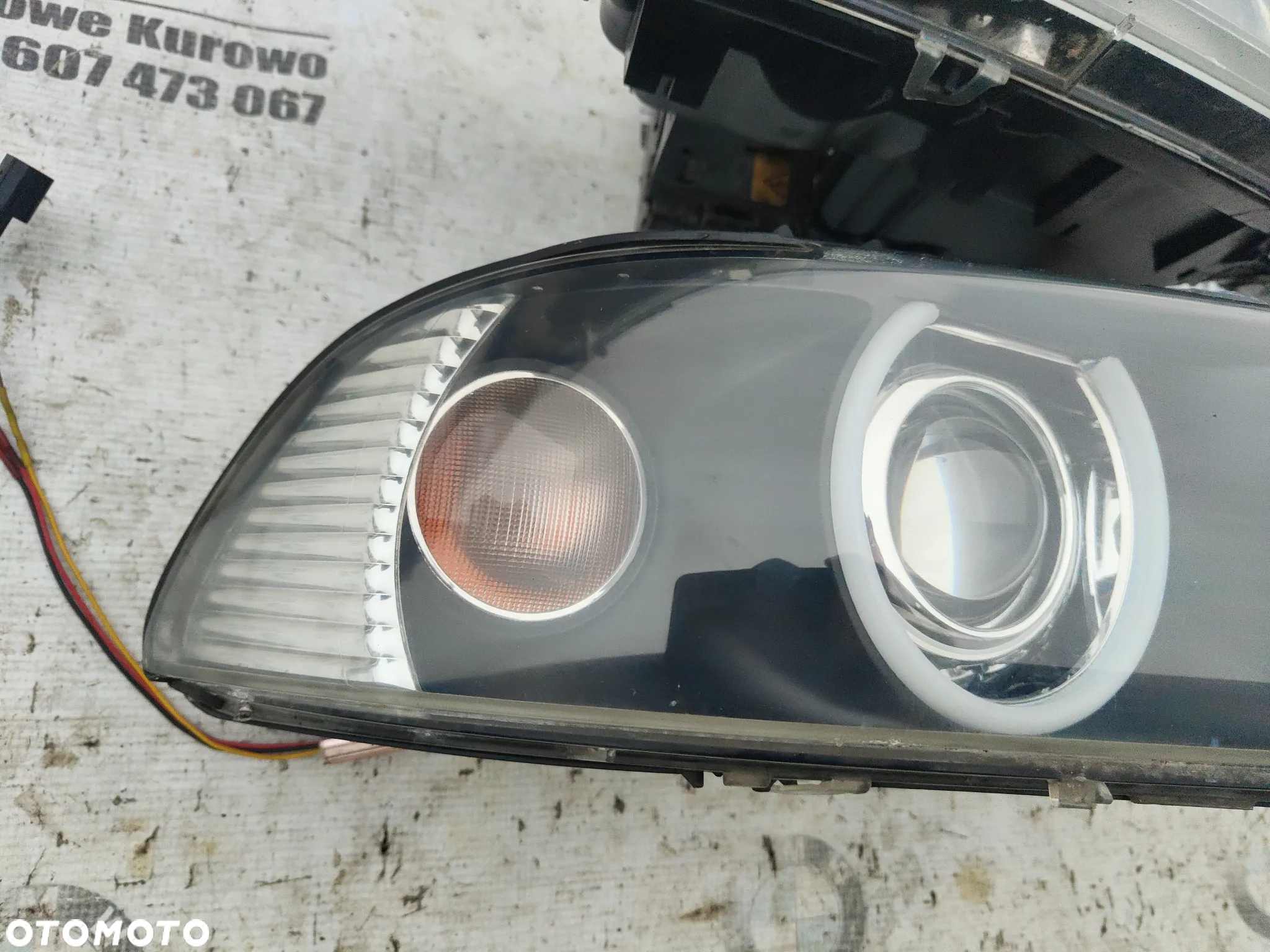 BMW E39 Lifting Lampa Przednia Lewa Prawa BiXenon Kierunek w ringach - 5