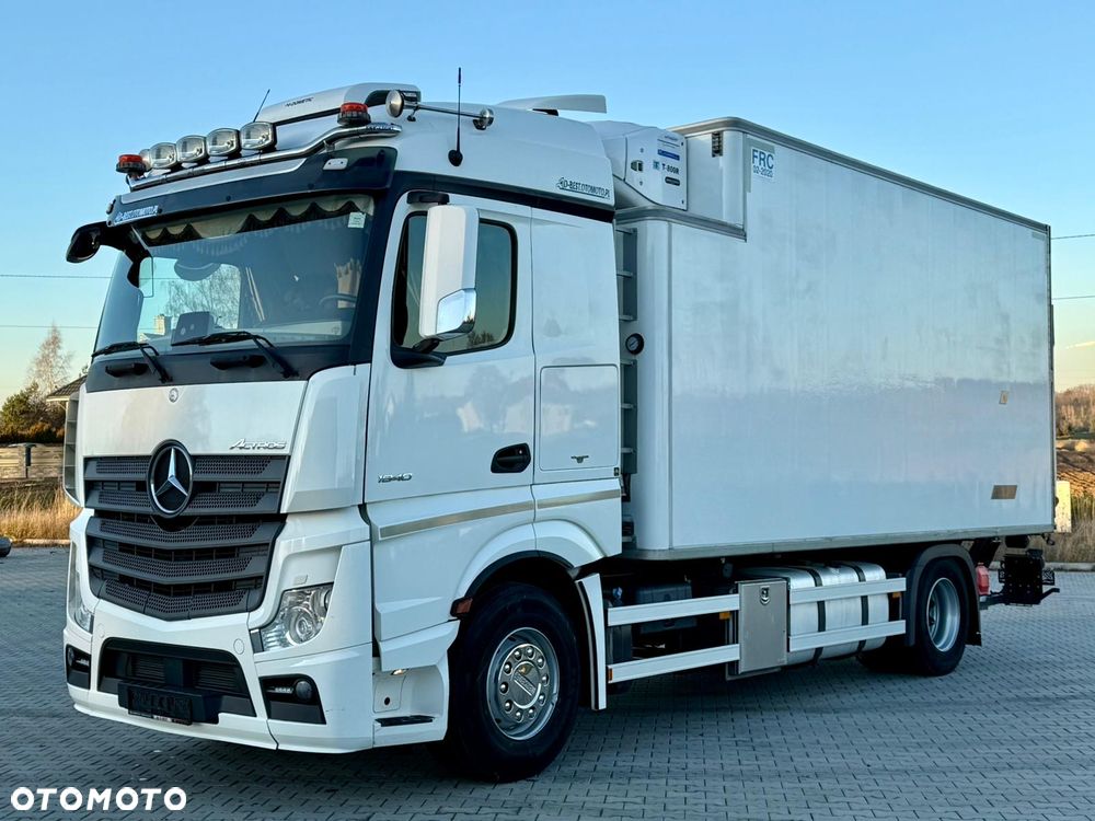 Mercedes-Benz ACTROS 1840 / CHŁODNIA / WINDA / 15 EUROPALET / 6.10 M DŁUGOŚCI / DUŻA KABINA / AUTOMAT / SPROWADZONY / SERWISOWANY / EURO 6 - 1
