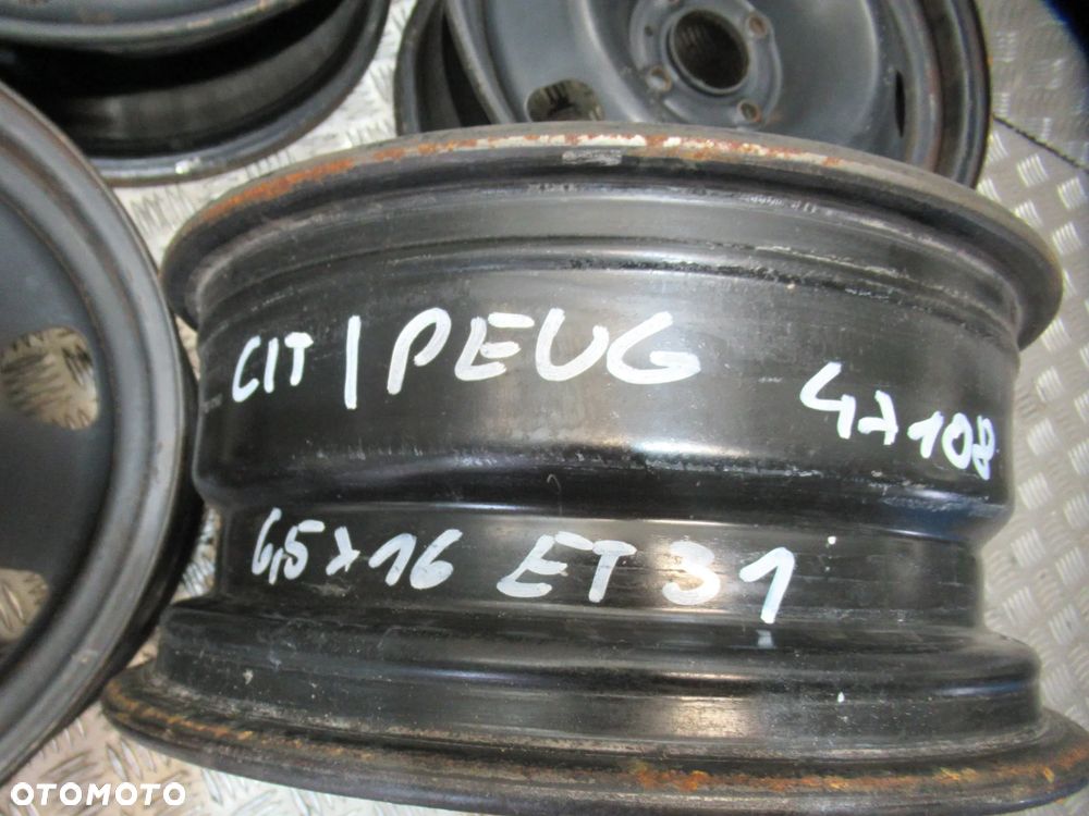 Felgi Citroen C3 C4 DS3 DS4 DS5 Berlingo Peugeot 207 208 2008 Partner 6,5Jx16 et31 4x108 - 6