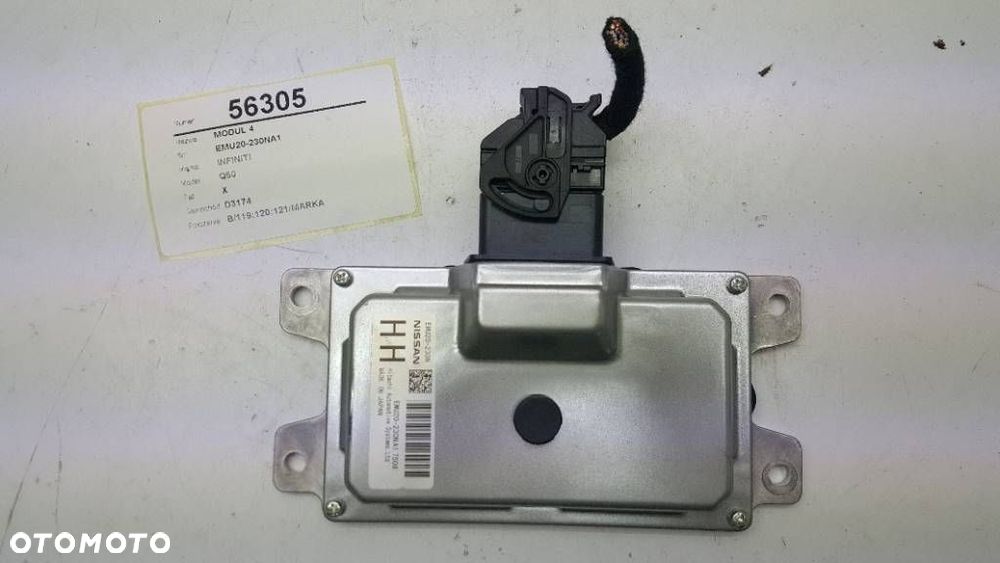 MODUŁ STEROWNIK SKRZYNI INFINITI Q50 2.0 T EMU20-230N - 3