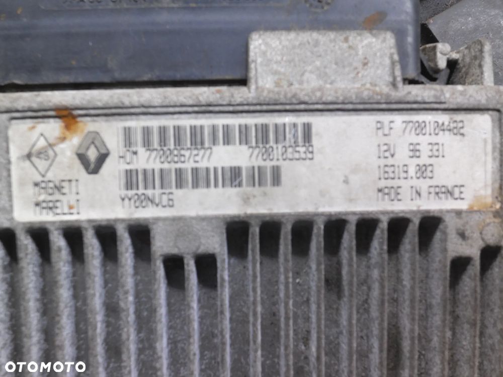 RENAULT CLIO I KOMPUTER 1,2 7700867277 7700103539 STEROWNIK SILNIKA - 2