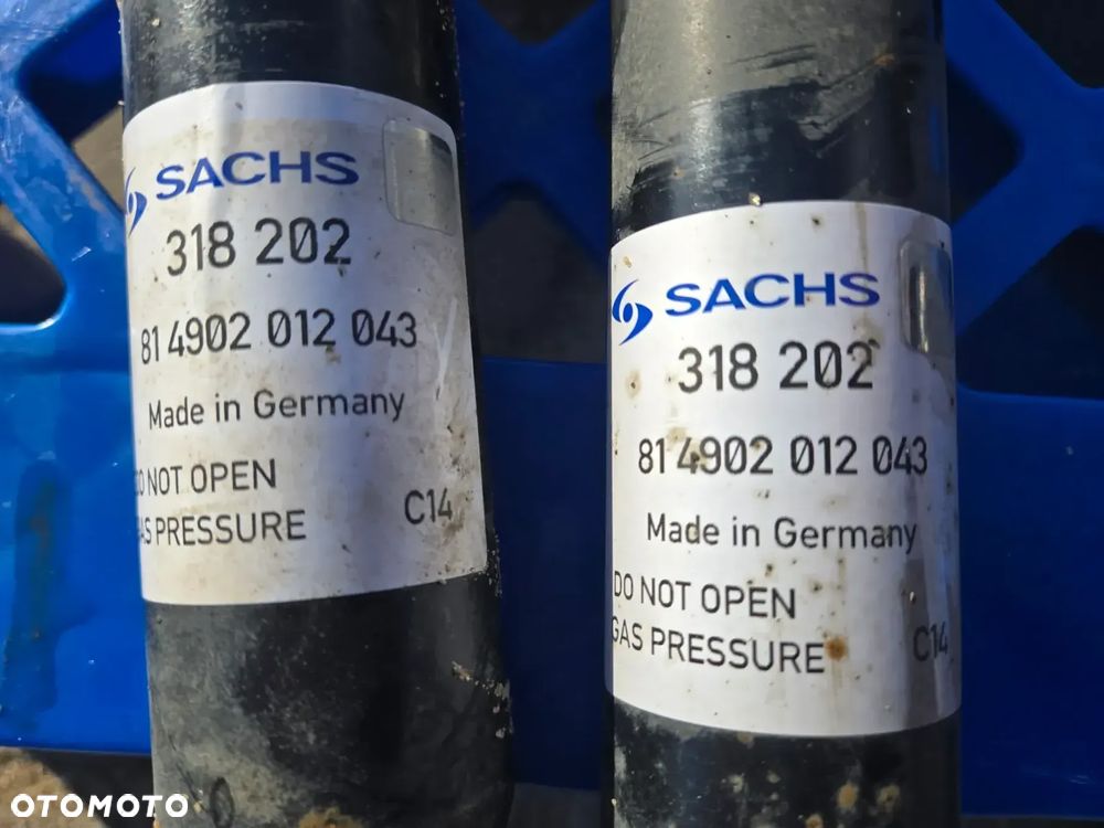 SKODA VW AUDI SEAT AMORTYZATORY TYŁ SACHS 318 202 - 2