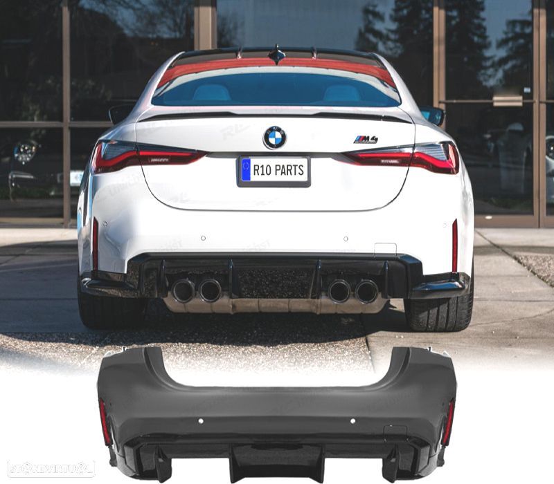 PARA-CHOQUES TRASEIRO BMW G22 20- LOOK M4 PDC - 1