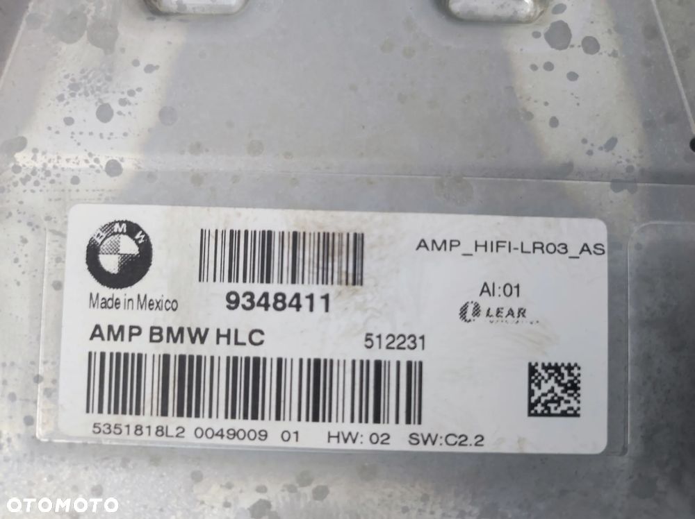 WZMACNIACZ RADIA AUDIO BMW X3 F25 LIFT - 7