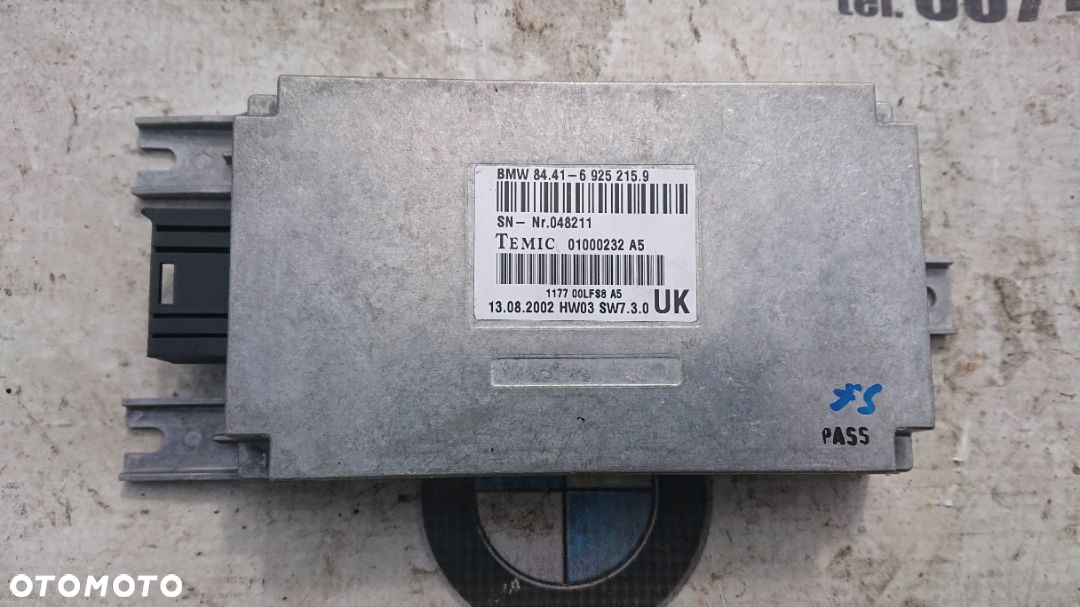 BMW E65 Moduł Sterowania Głosem 6925215 - 3