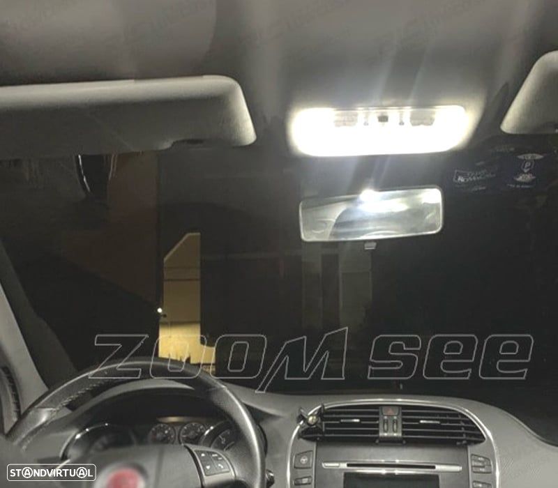 KIT COMPLETO 7 LAMPADAS LED INTERIOR PARA FIAT MULTIPLA 99-10 - 4