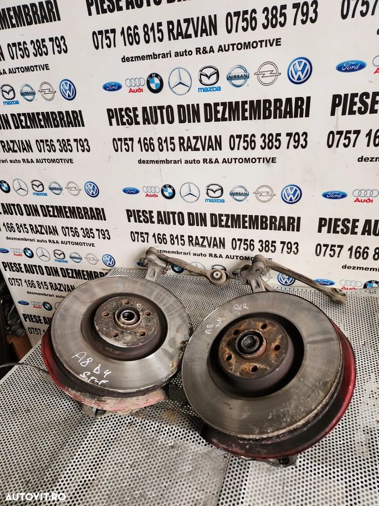 Fuzete Fuzeta Stanga Dreapta Fata Cu Rulment Audi A8 4H D4 An 2010-2011-2012-2013-2014-2015-2016-2017-2018 Dezmembrez Audi A8 3.0 Tdi Motor CLA Cutie NNY An 2010-2011-2012-2013-2014-2015-2016-2017 - Dezmembrari Arad - 3