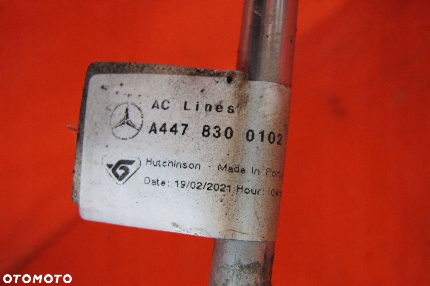 MERCEDES VITO III W447 2.0 CDI 654920 PRZEWODY WĘŻE RURKI KLIMATYZACJI KPL - 6