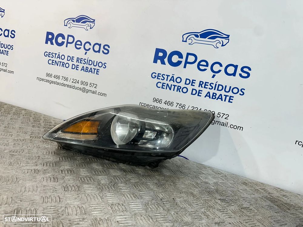 .Conjunto Farois Oticas Frente Frontais Original Ford Focus 2 MK2 Fase 2 8M51-13W030-DE 8M51-13W029-DF 2007 - 2010 - 11