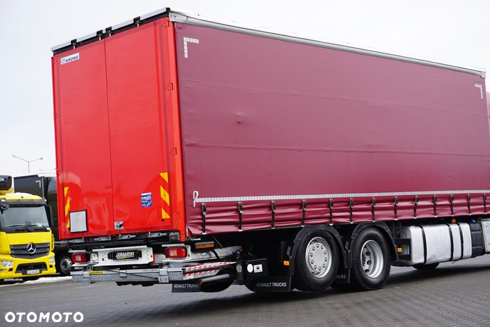 Renault T 380 / ACC / E 6 / FIRANKA + WINDA / 20 PALET / DŁ. 8,2 M / OŚ SKRĘTNA - 26