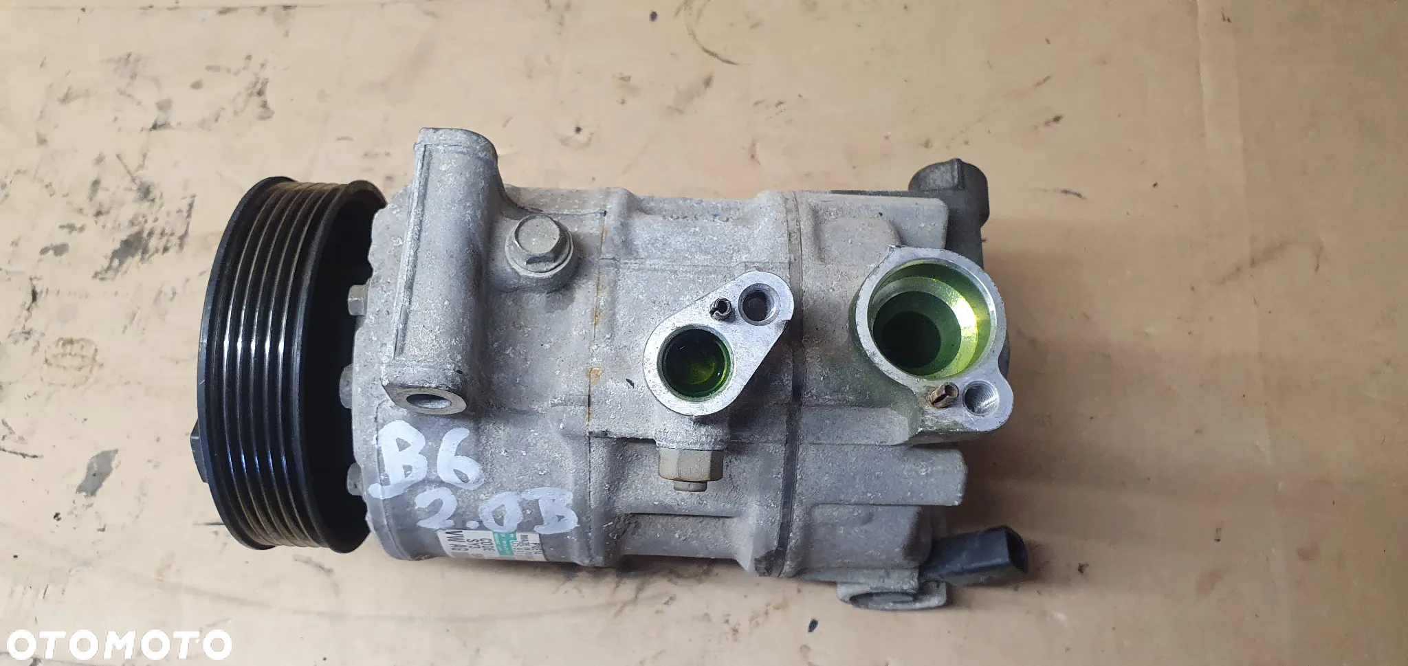 Sprężarka pompa klimatyzacji klimy VW Passat B6 2.0 FSI 5N0820803C - 4