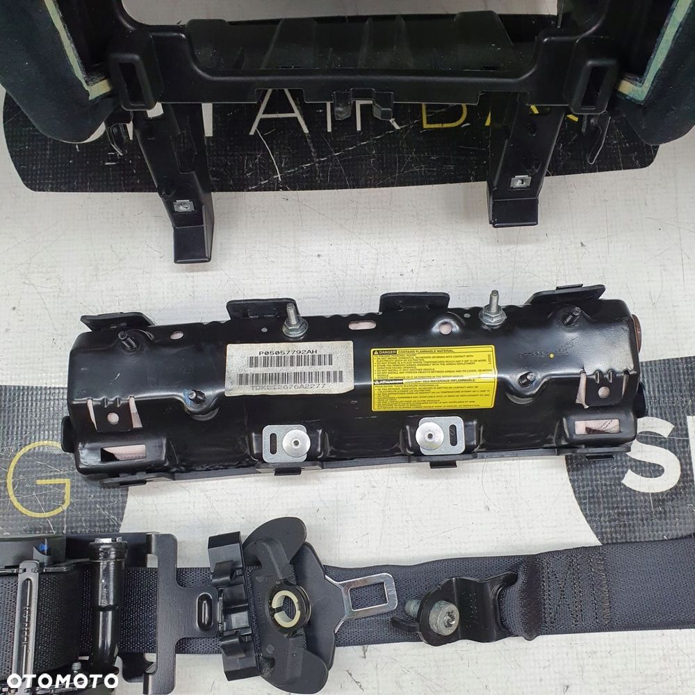 DODGE CHARGER ALAKANTARA NITKA DESKA ROZDZIELCZA KONSOLA KOKPIT PULPIT PODUSZKI AIRBAG AIR BAG PASY KIT SET - 10