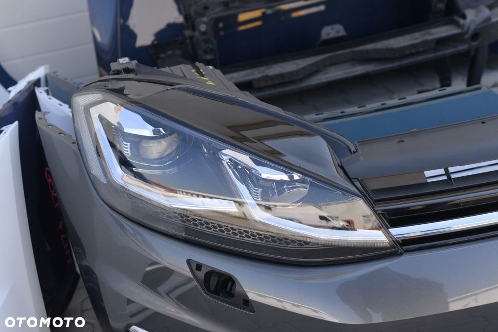 MASKA ZDERZAK BŁOTNIK GRILL LAMPA PAS BELKA XENON VW GOLF 7 VII Lift - 14