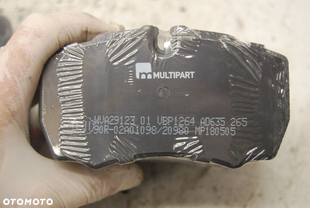 KLOCKI HAMULCOWE TYŁ TYLNE NOWE 20.3MM WVA29123 MULTIPART IVECO DAILY 99-14 - 3