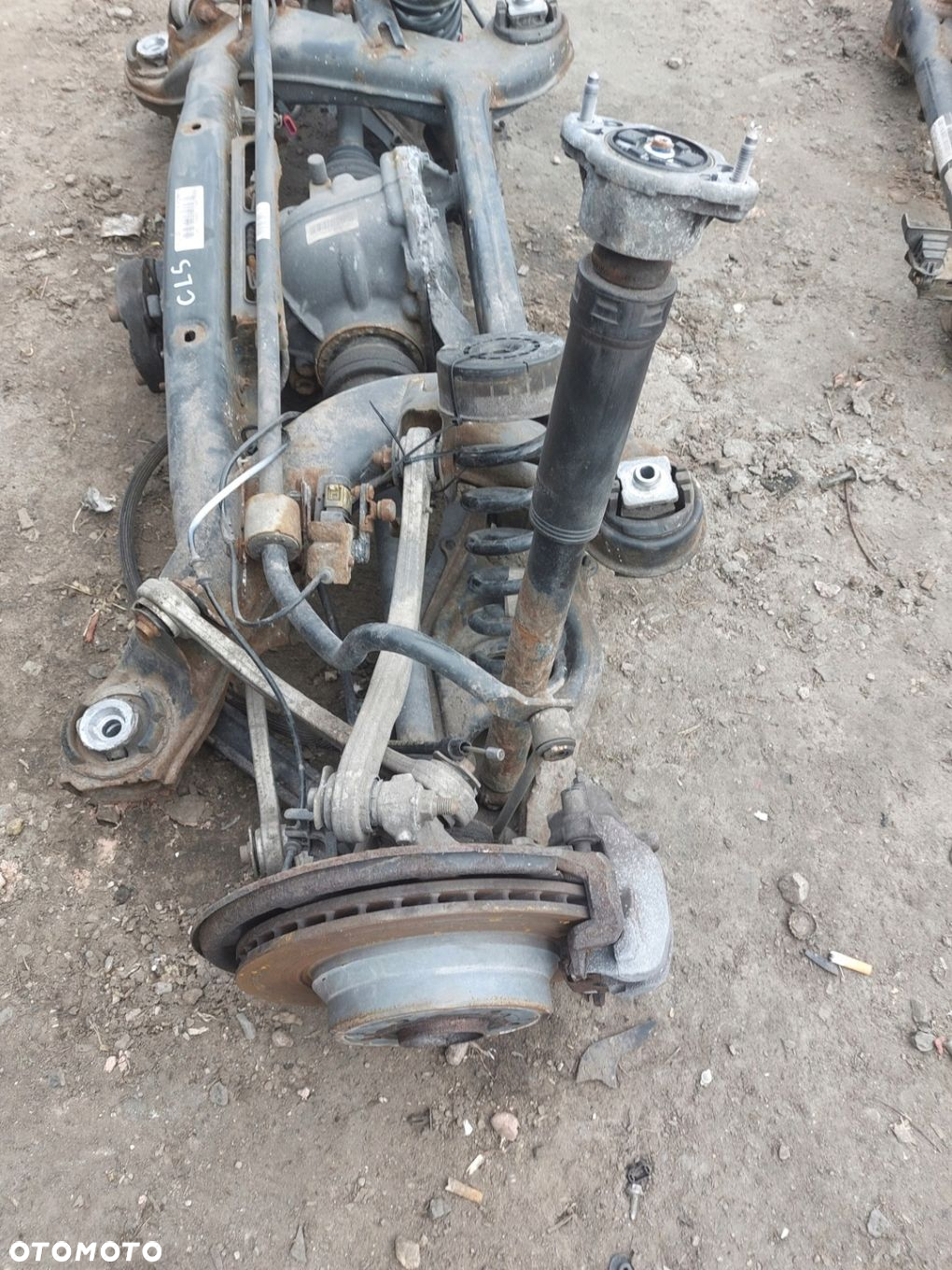 SANKI TYL ZAWIESZENIE MERCEDES CLS W218 KOMPLETNE PIASTA POLOS DYFER WAHACZ - 2