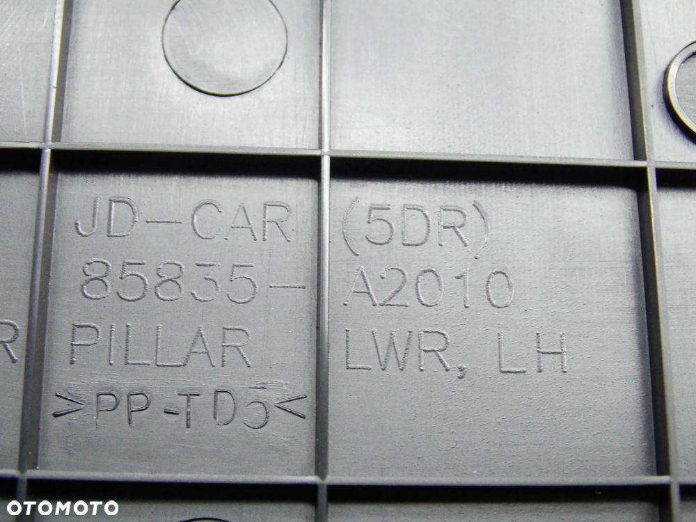 OSŁONA SŁUPKA 85835-A2010 KIA CEED II LEWA DOLNA ŚRODKOWA - 7