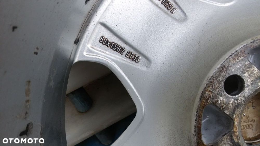 ALUFELGI AUDI A3 R15 ET38 5X100 - 6