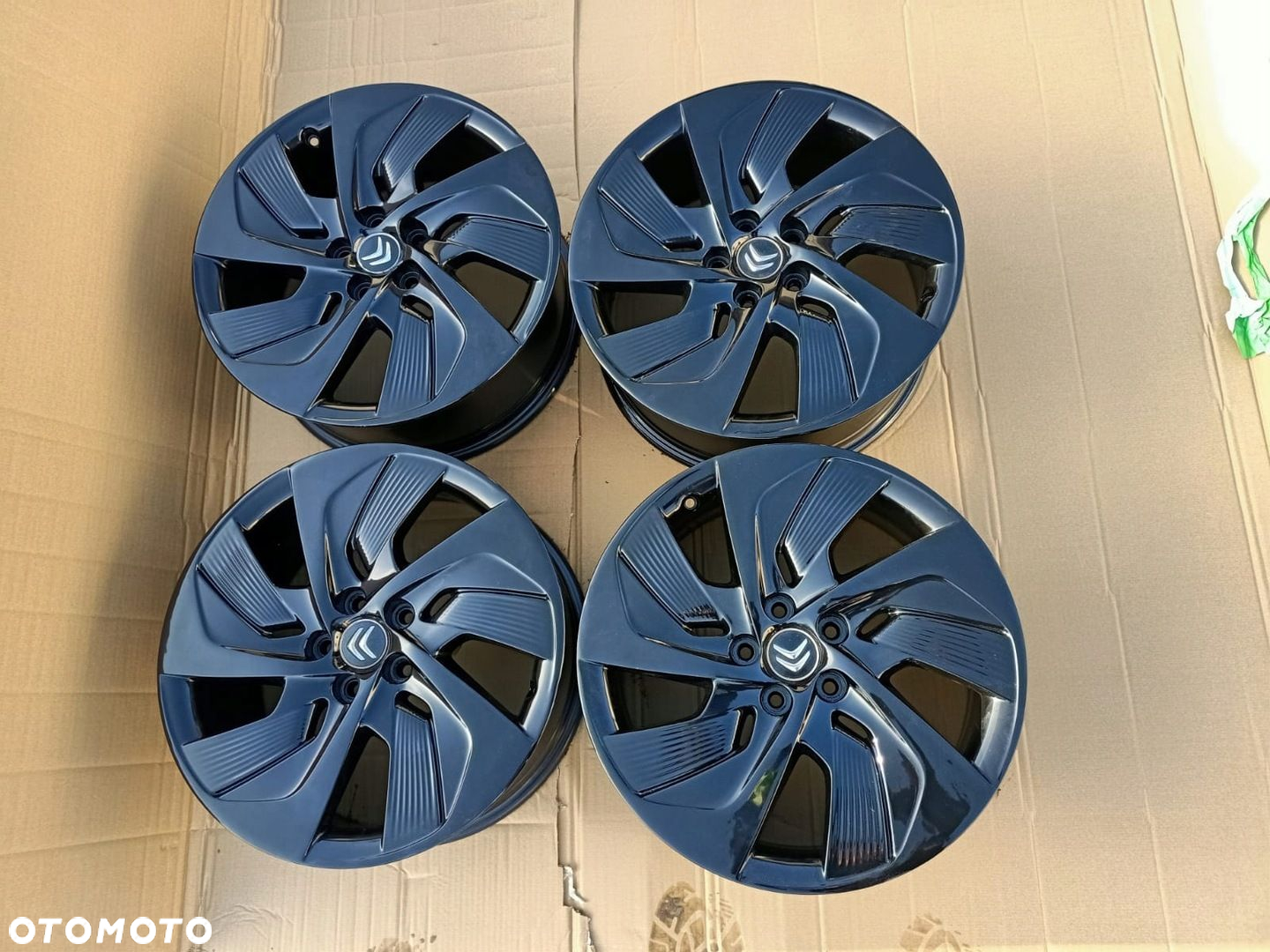 CITROEN C4 PICASSO II FELGI 9677090577 7.5J 18" 5x108 ET 54 CZARNE JAK NOWE - 2