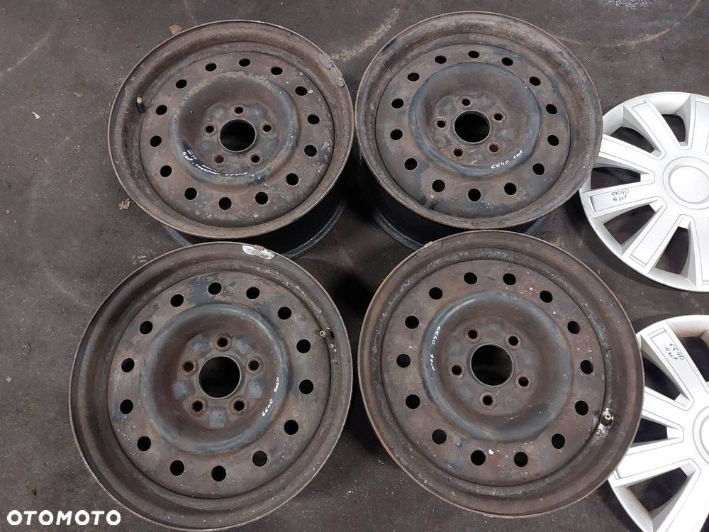 FELGA STALOWA 4 SZT + KOŁPAKI 5x114,3 6,5Jx16 FI66,1 NISSAN PRIMERA - 2