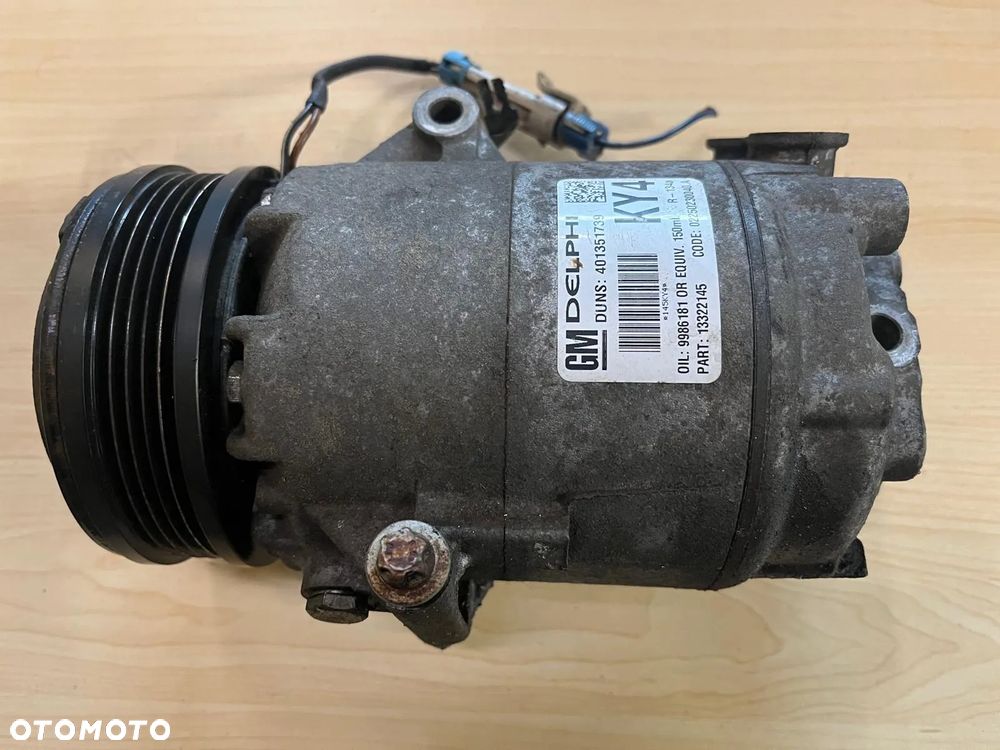 Kompresor sprężarka klimatyzacji DELPHI 13322145 Astra H / Zafira B / Meriva 1.7 CDTI - 1