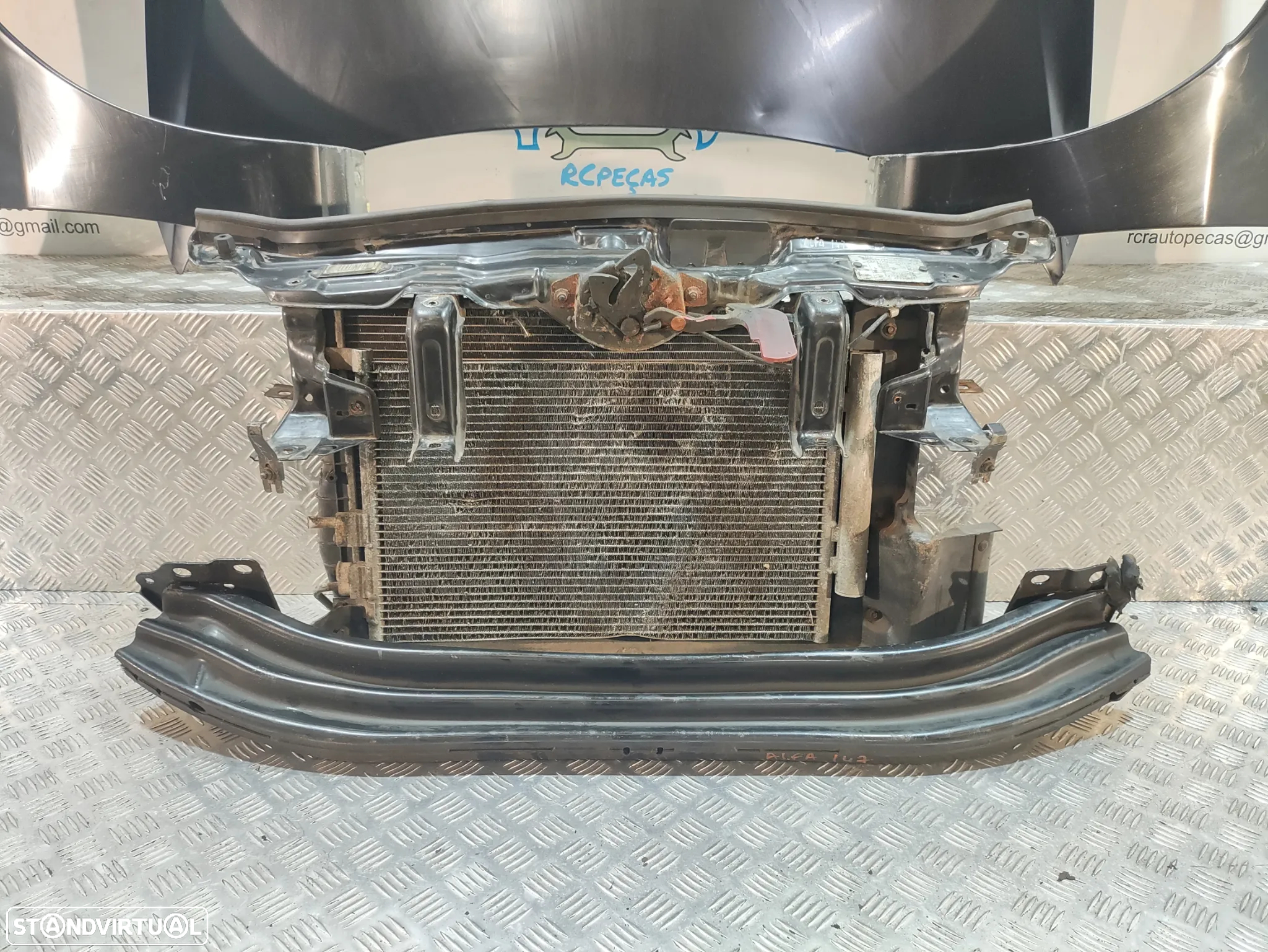 FRENTE COMPLETA ALFA ROMEO 147 937 FACELIFT COLLEZIONE CAPOT PARACHOQUES GUARDA-LAMAS OTICAS RADIADOR VENTILADOR FRENTE FIBRA REFORÇO - 8