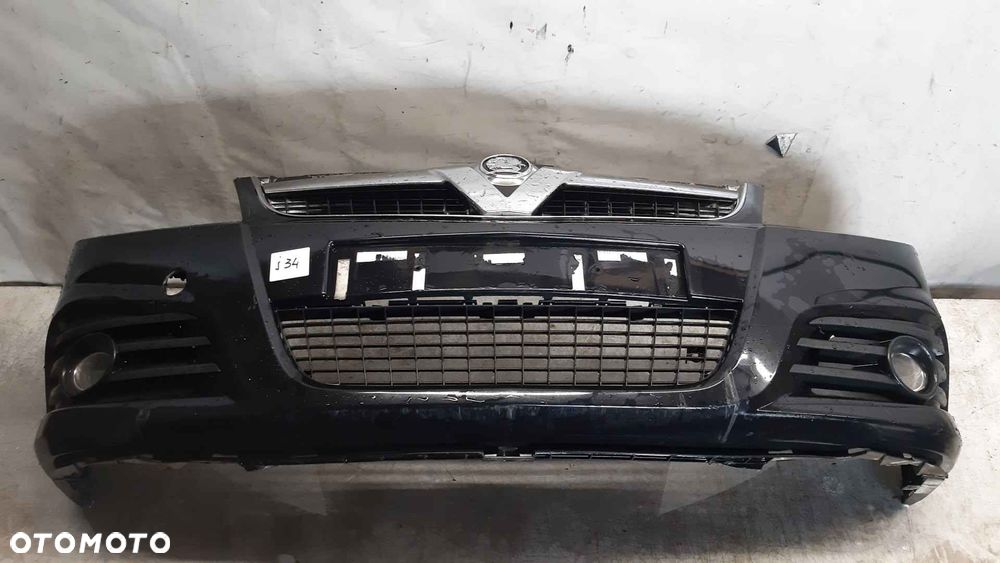 $ ZDERZAK PRZÓD PRZEDNI OPEL VECTRA C LIFT FL Z20R CZARNY HALOGENY - 1
