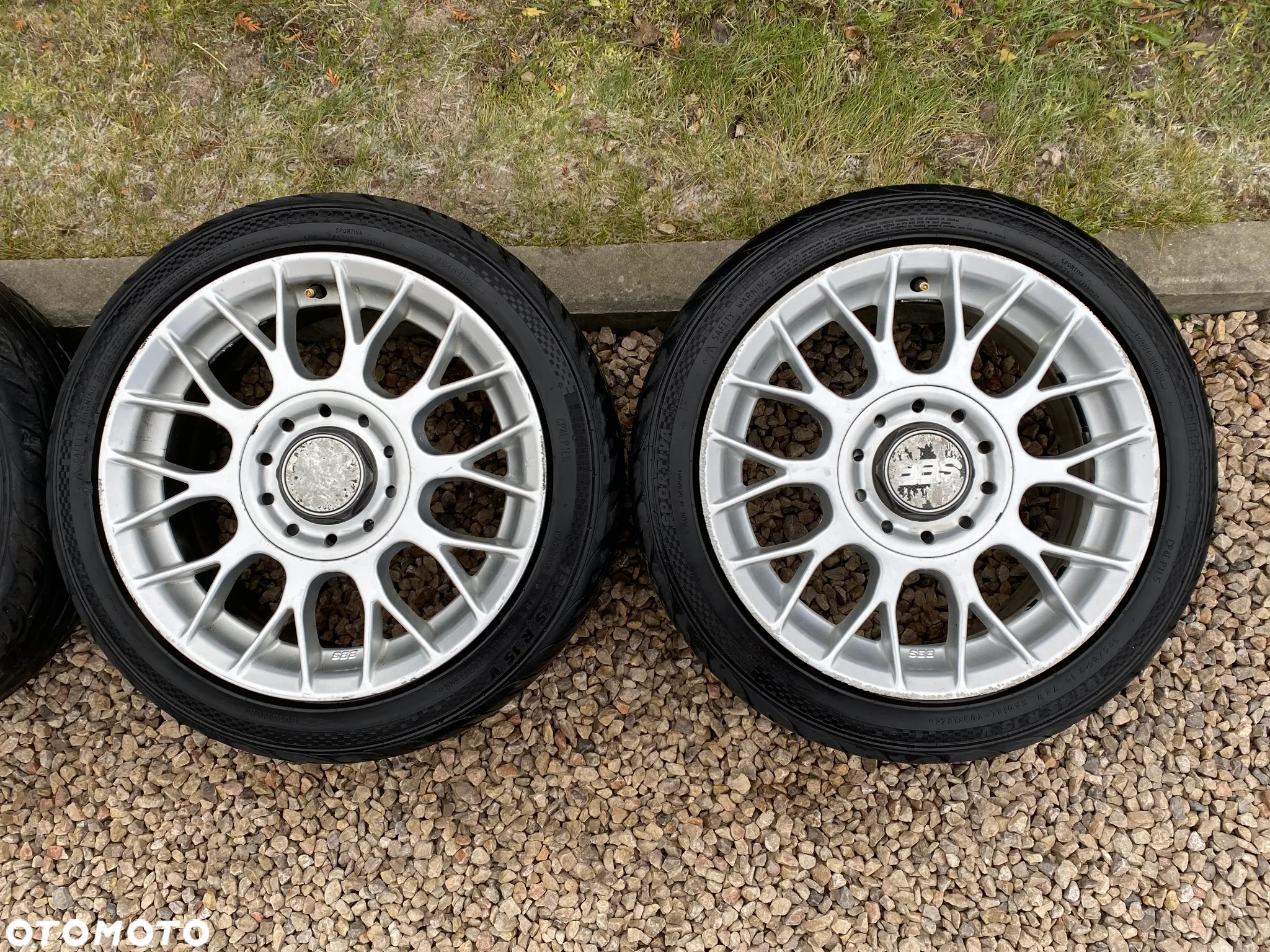 Alufelgi 15 BBS Felgi Aluminiowe VW SKODA AUDI 4x100 7J15h2 ET36 - 10