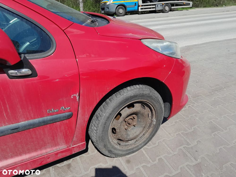 Błotnik przedni prawy PEUGEOT 207 06-09r. KKNB - 2