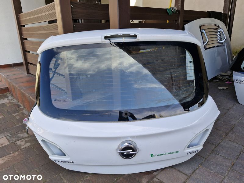 opel corsa e 3d klapa bagażnika tył tylna - 1