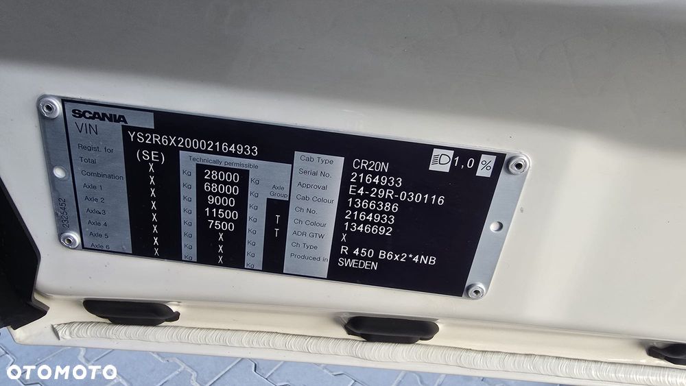 Scania R450 bez EGR 6x2 chłodnia 18 palet Thermoking 1000R niski przebieg! super stan! - 26