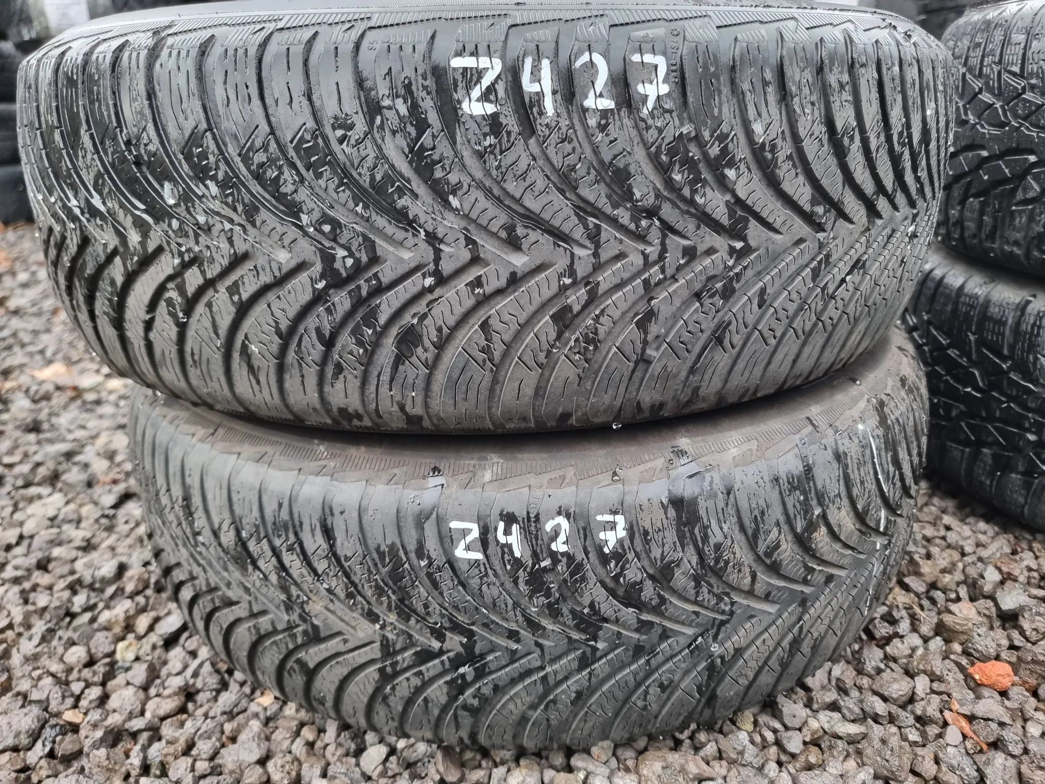 Opony zimowe MICHELIN 195/65R15 91T ALPIN 5 (2szt.) (2x3,5) (DOT: 1x2915 1x4015) Z447 - 1