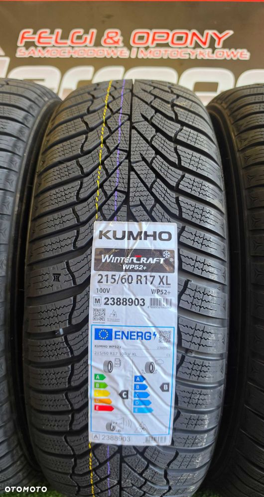 Koła zimowe BYD ATTO 2 , ATTO 3 - 17x5x114,3 - Kumho WindCraft WP 52+ 215/60/R17 + TPMS - 8