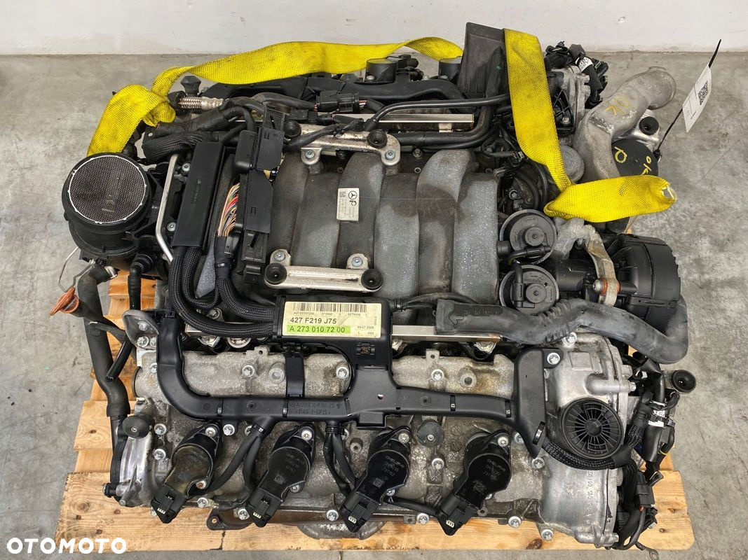 Silnik KOMPLETNY Mercedes CLS 500 C219 5.5 V8 273960 273.960 2008 rok - 5