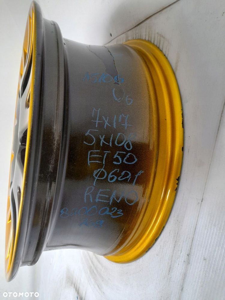 Felgi aluminiowe Renault OE 8200023769 7.0" x 17" 5x108 ET50 - 8