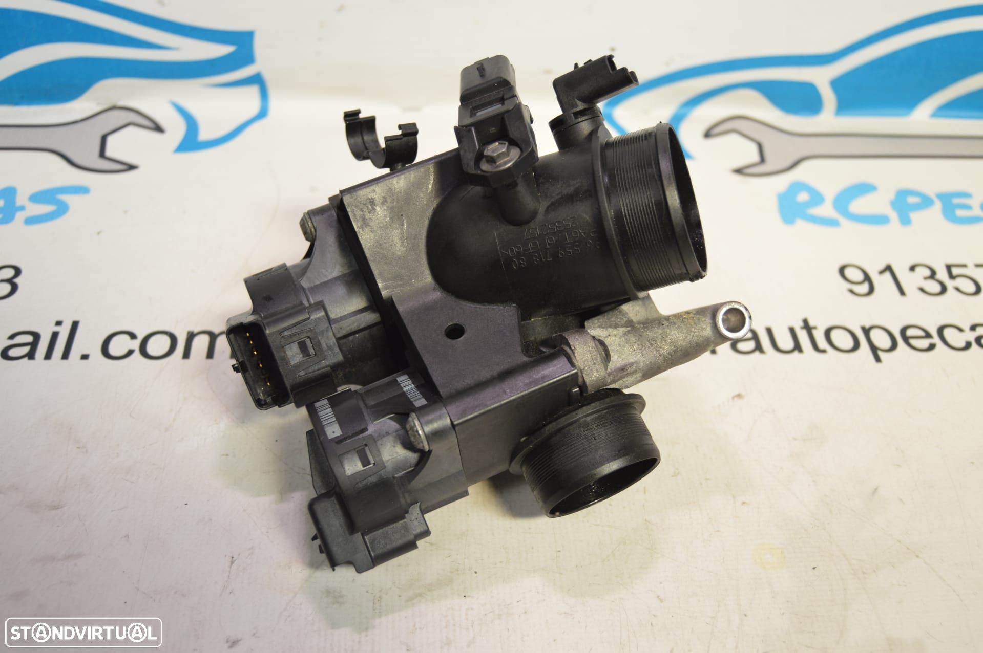 CORPO BORBOLETA VALVULA EGR MINI COOPER R56 1.6D 110CV 9HZ 9655971880 PEUGEOT 307 308 407 CITROEN C3 C4 MAZDA 3 FOCUS II 2 MK2 - 1