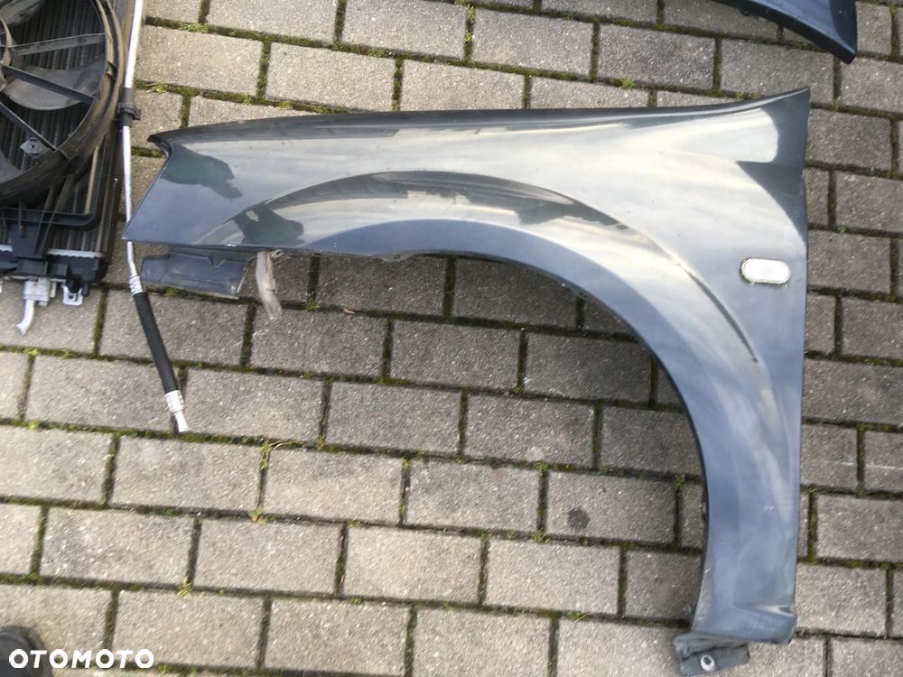 DACIA LOGAN PRZÓD KOMPLETNY ZDERZAK MASKA BŁOTNIK LAMPA REFLEKTOR TEKNA - 4