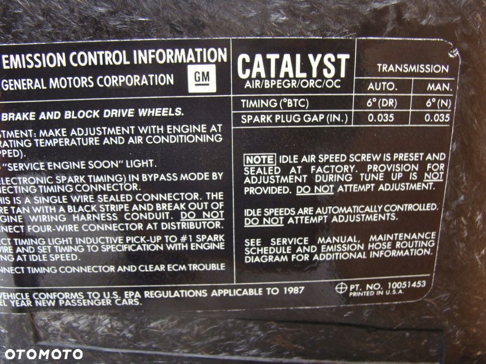 pas przedni wzmocnienie czołowe corvette c4 - 7