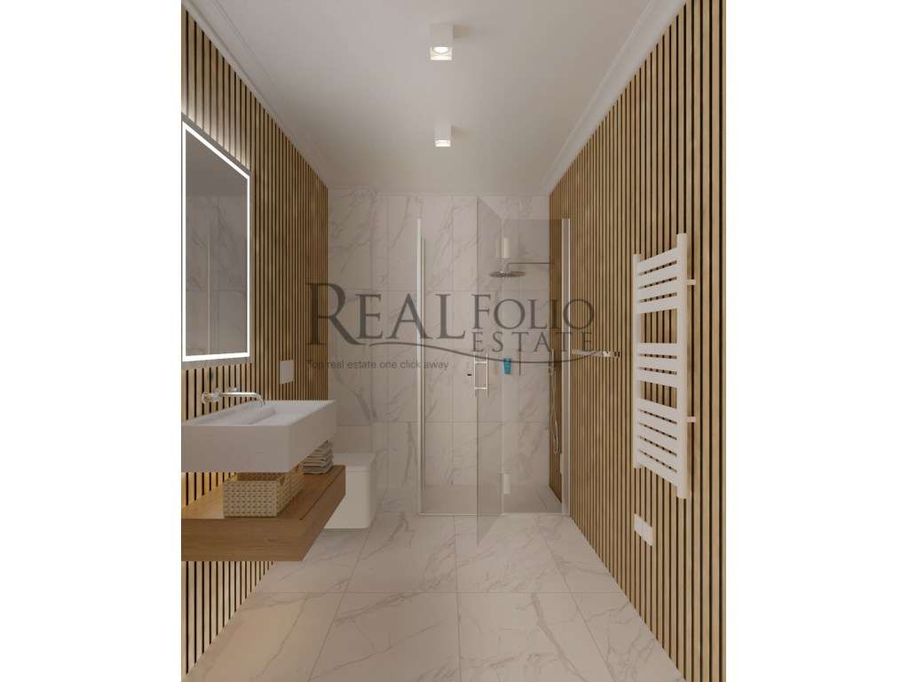 Apartamento T2-1 Duplex com varanda e vista rio na Ajuda - Grande imagem: 4/14