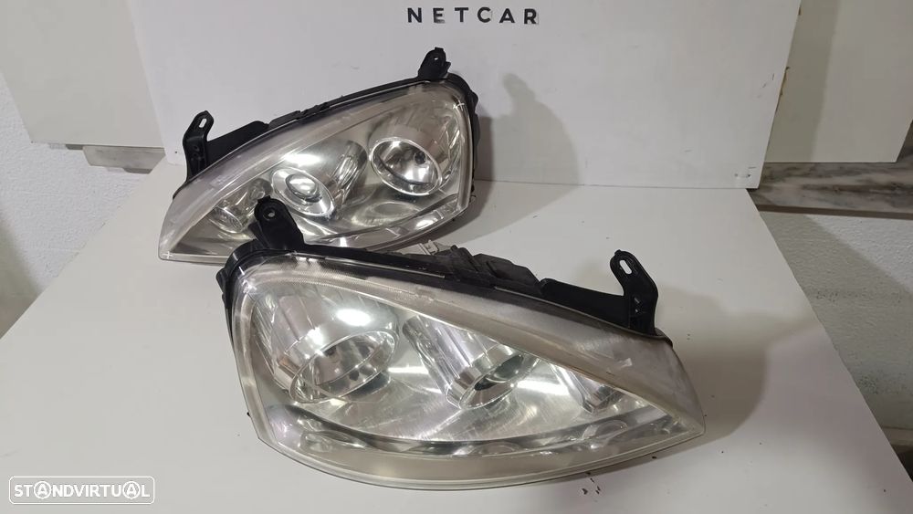 Farol óptica Opel corsa C 2004 - 4