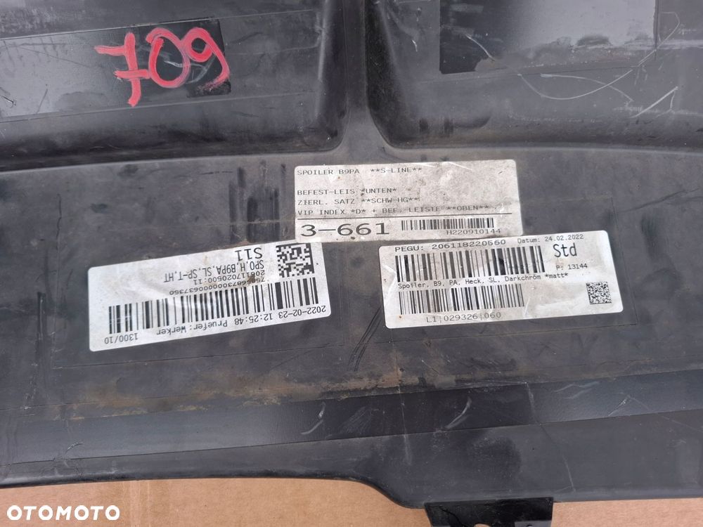 zderzak tył audi a4 b9 8w s line lift kombi oryginał - 16