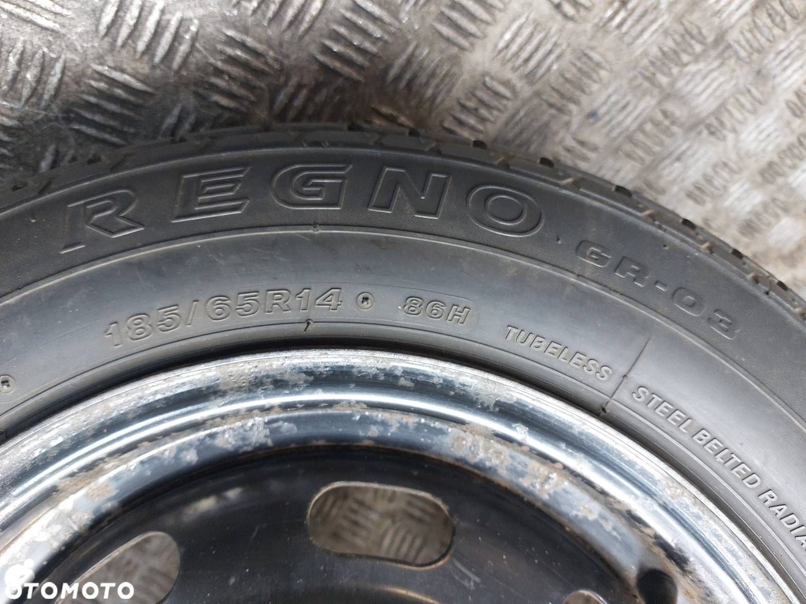 KOŁO FELGA OPONA ZAPAS 4X100 6Jx14 FI59,1 185/65R14 NISSAN ALMERA N15 - 4