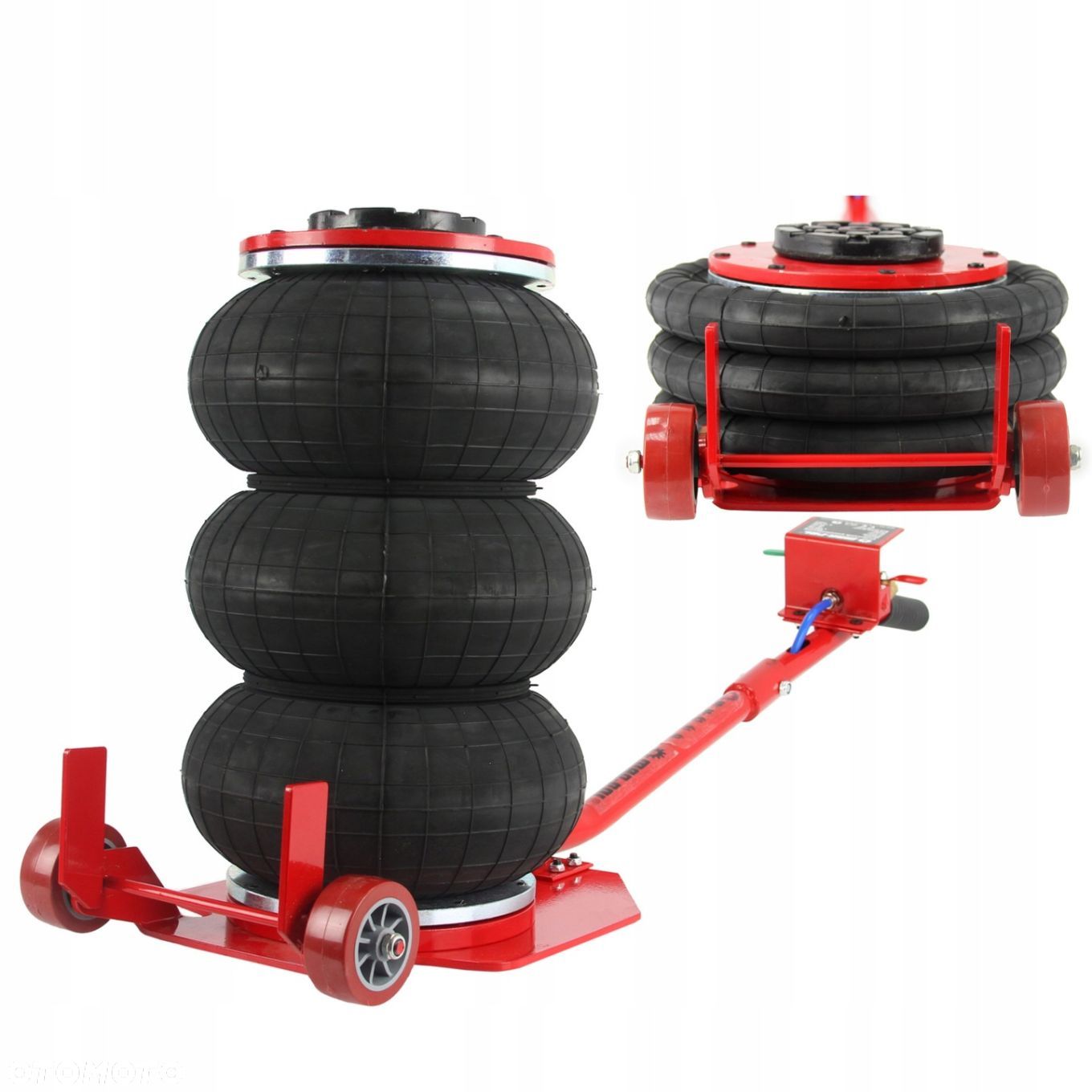 WARSZTATOWY PODNOŚNIK PNEUMATYCZNY BAŁWANEK 3,5T 150-400MM 5-30BAR 3 CZĘŚCI - 1