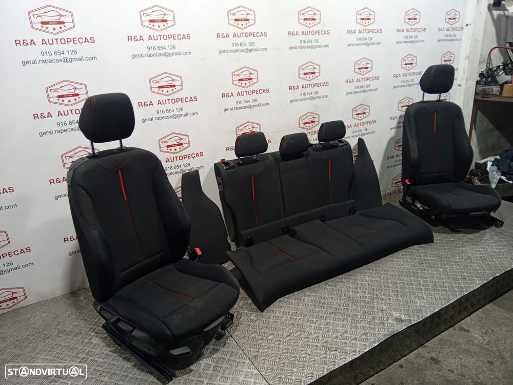 Conjunto de Bancos BMW Série 1 F21 F22 em Tecido Original - 2