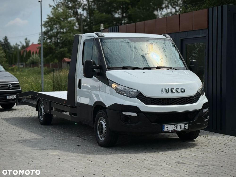 Iveco Daily 35S15 3.0 HPI 150KM / Autolaweta NOWY Najazd Aluminiowy / Wyciągarka + Poduszki Pneumatyczne / 2019 ROK PRODUKCJI / TYLKO 192.327KM PRZEBIEGU ! - 3