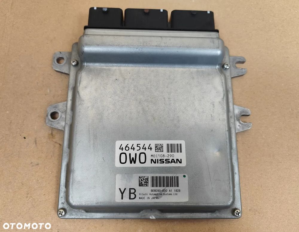 STEROWNIK SILNIKA INFINITI Q70 G37 NISSAN 370Z - KOD BEM390-000 MEC108-290 - 3