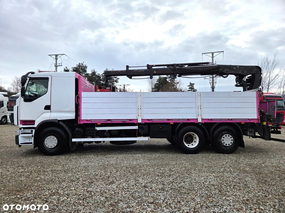 Renault PREMIUM 460DXI / 6X2 / HIAB 133K PRO / CHWYTAK / SKRĘTNA OŚ - 7