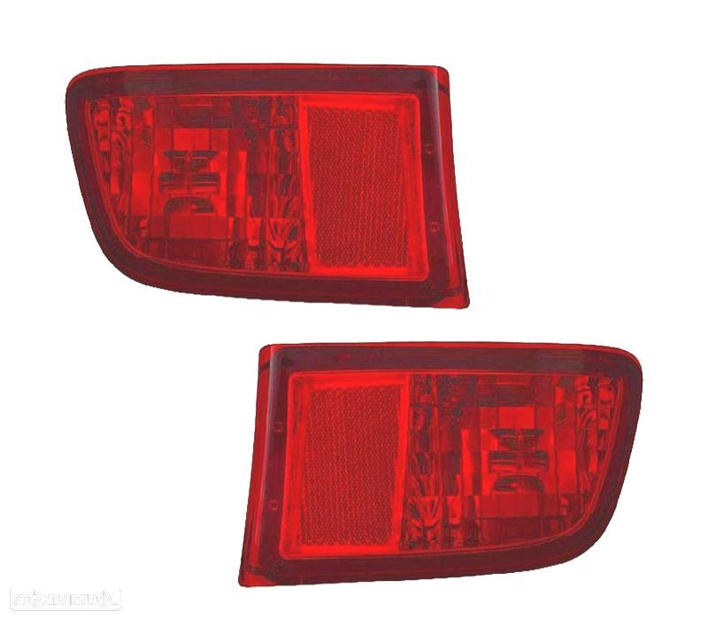FAROLINS PÁRA-CHOQUES TRASEIRO PARA TOYOTA LAND CRUISER FJ120 03-08 - 1